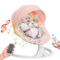 TUMAJUP Baby Swing for Infants with Bluetooth-Pink